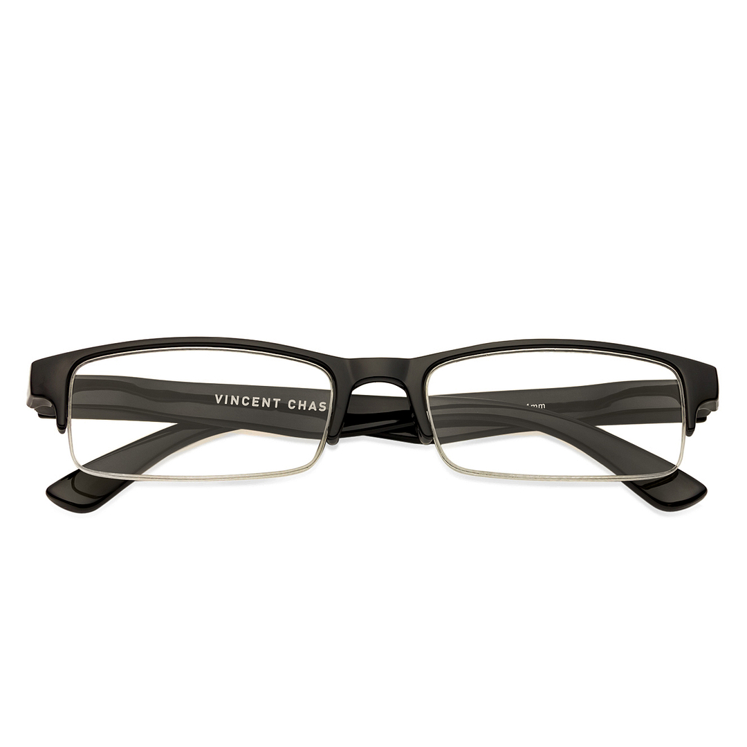 Lenskart READERS Black Black Half Rim Rectangle Lenskart READERS VC E11059 Only for 3 Prefitted Powers right side