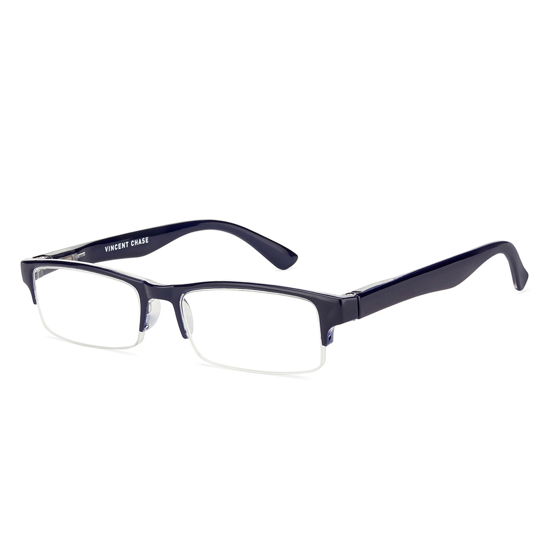 Lenskart READERS Blue Navy Blue Half Rim Rectangle Lenskart READERS VC E11059 Only for 2 Prefitted Powers right side