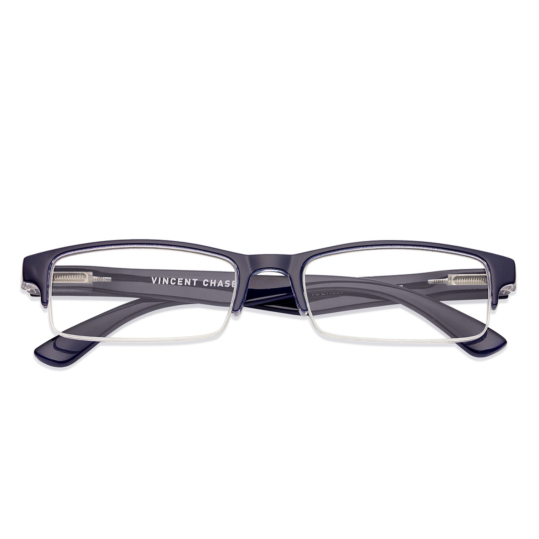 Lenskart READERS Blue Navy Blue Half Rim Rectangle Lenskart READERS VC E11059 Only for 2 Prefitted Powers right side