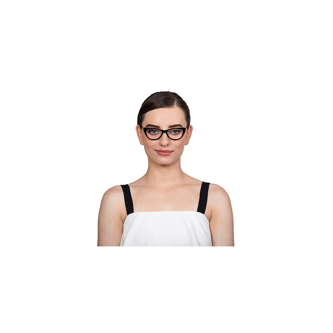 Vincent Chase Online Black Full Rim Cat Eye left side