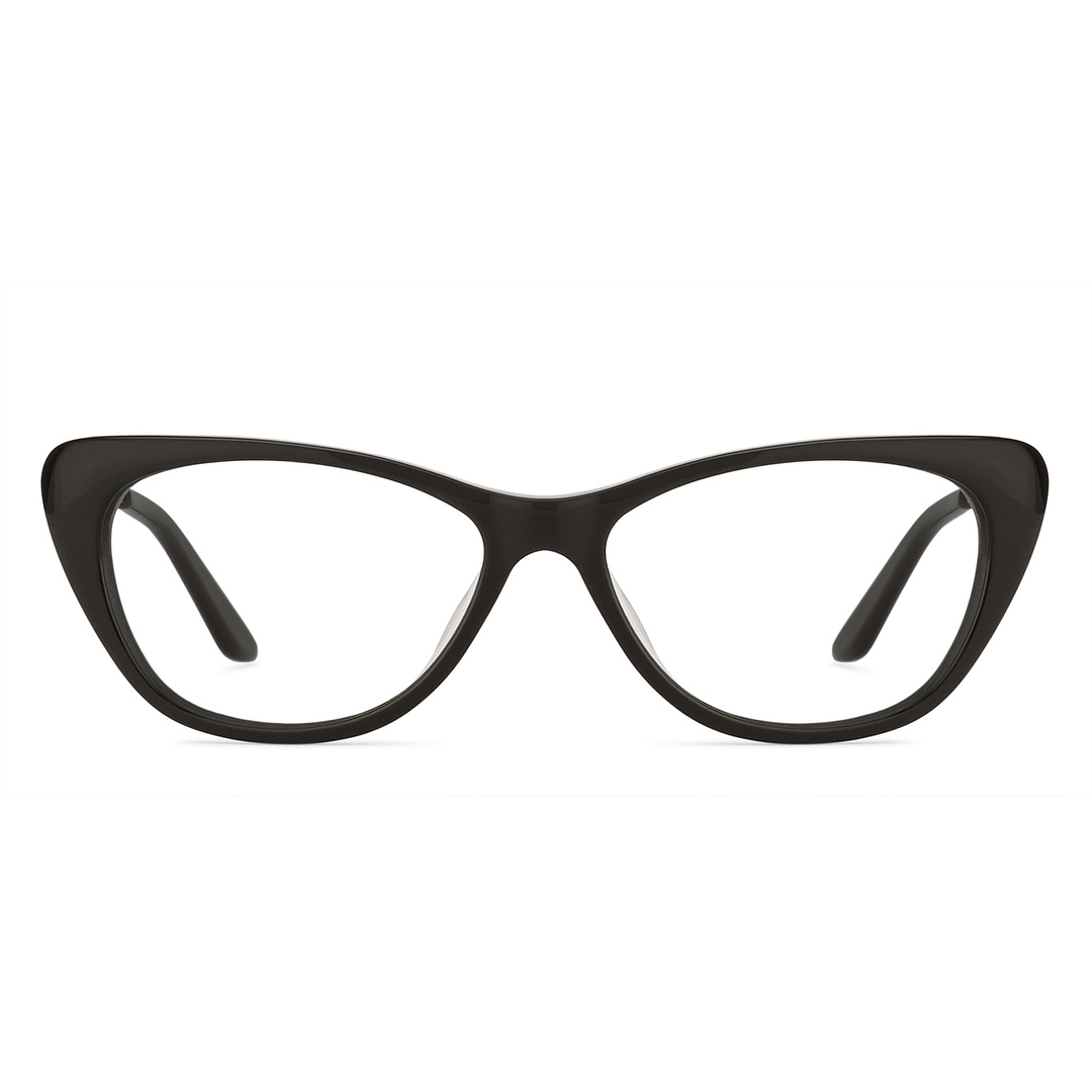 Vincent Chase Online Black Full Rim Cat Eye left side
