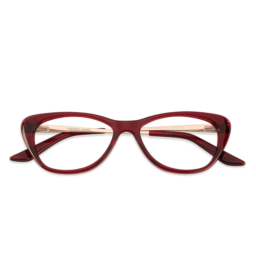 Vincent Chase Online Red Full Rim Cat Eye left side