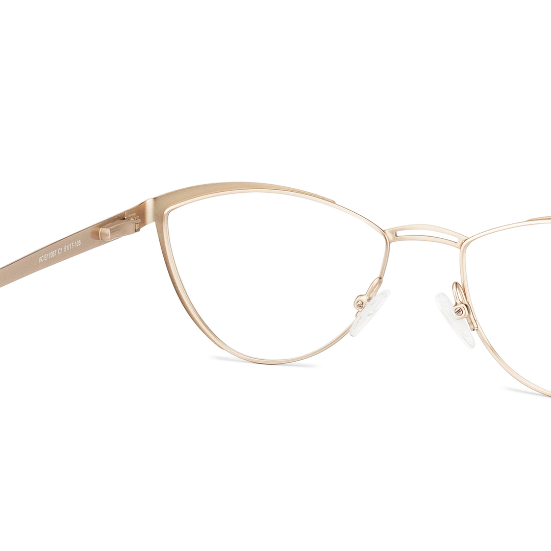 Vincent Chase Online Gold Full Rim Cat Eye left side