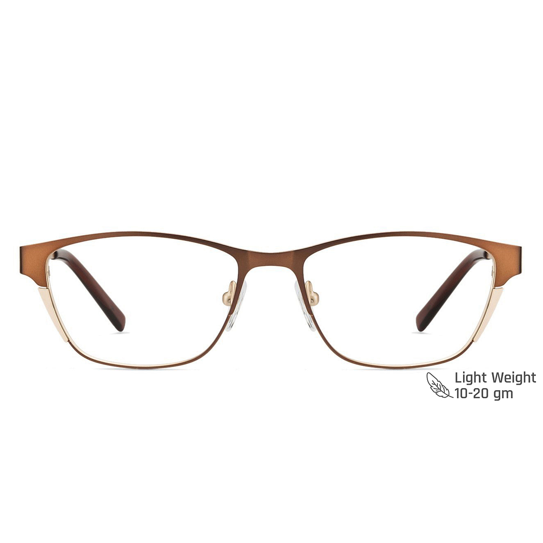 Vincent Chase Online Light Brown Full Rim Rectangle left side