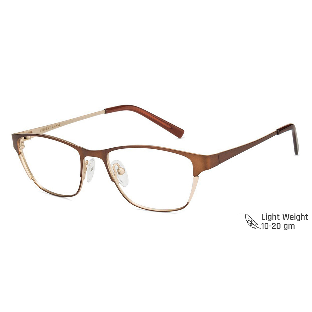 Vincent Chase Online Light Brown Full Rim Rectangle right side