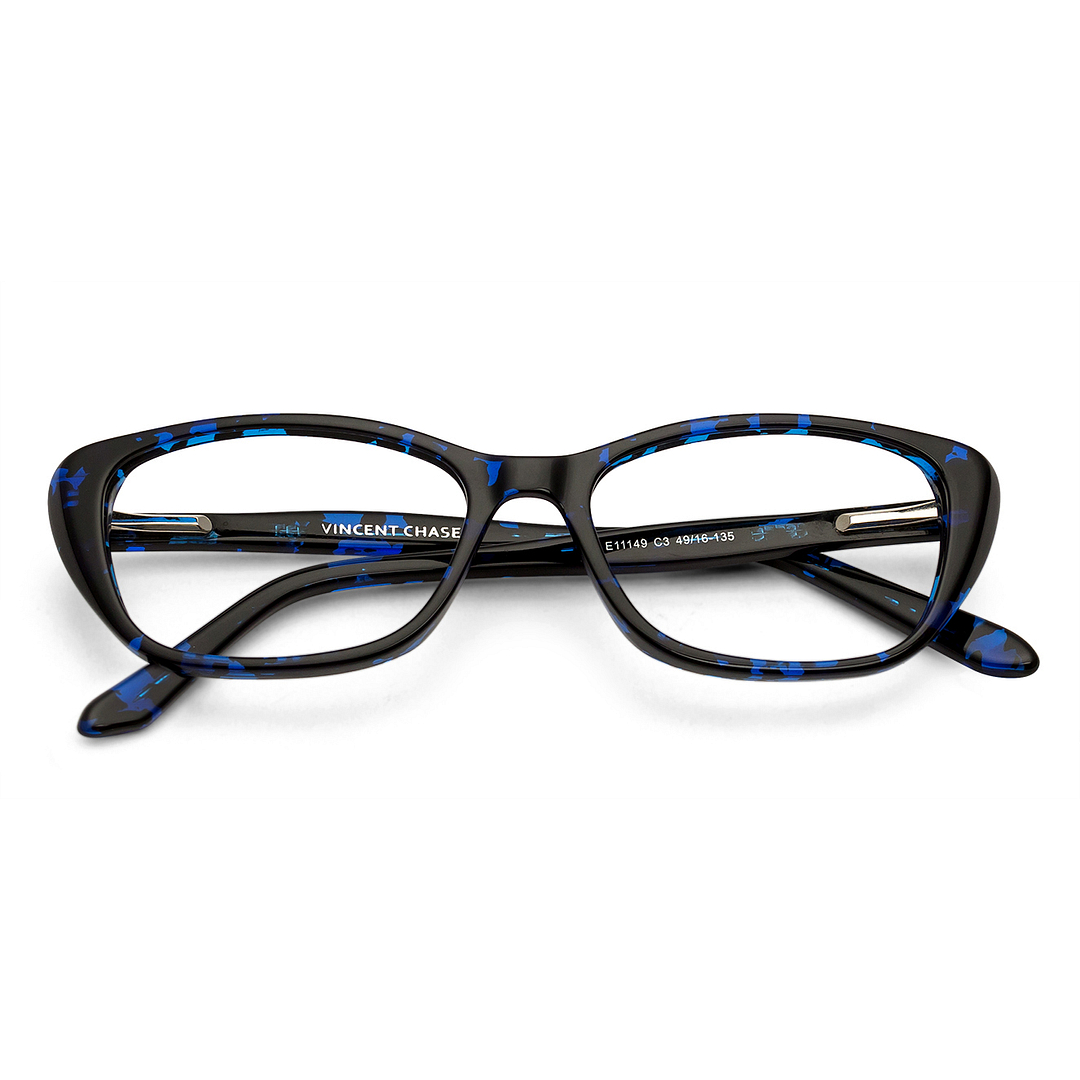 Vincent Chase Online Sky Blue Full Rim Cat Eye right side