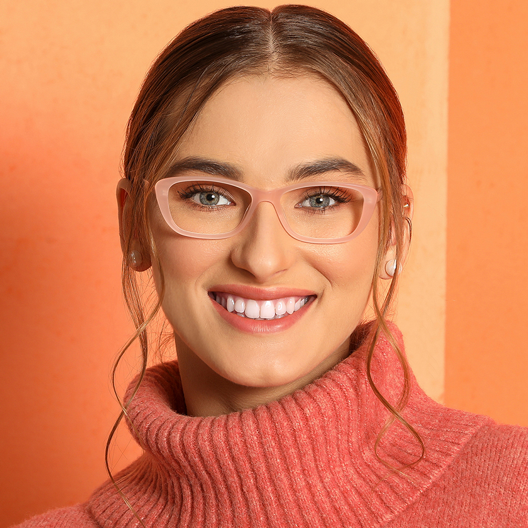 Vincent Chase Online Pink Full Rim Cat Eye left side