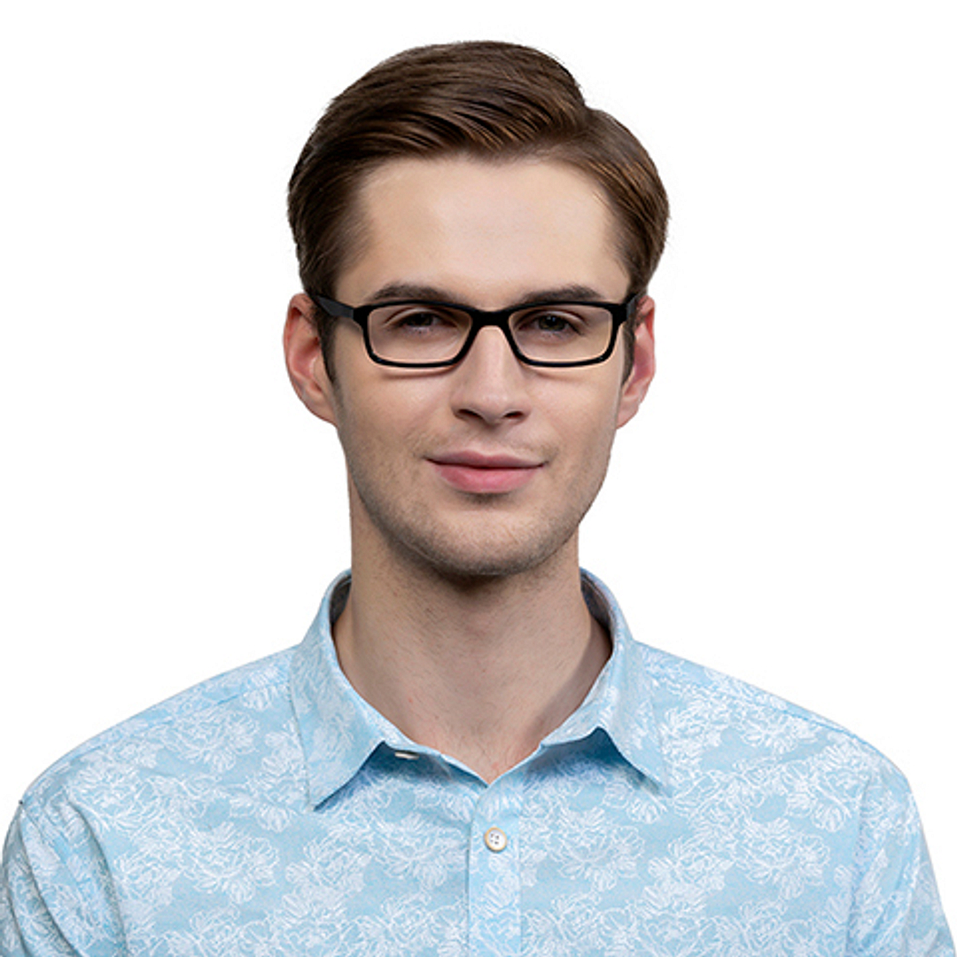 Vincent Chase Online Black Full Rim Rectangle left side