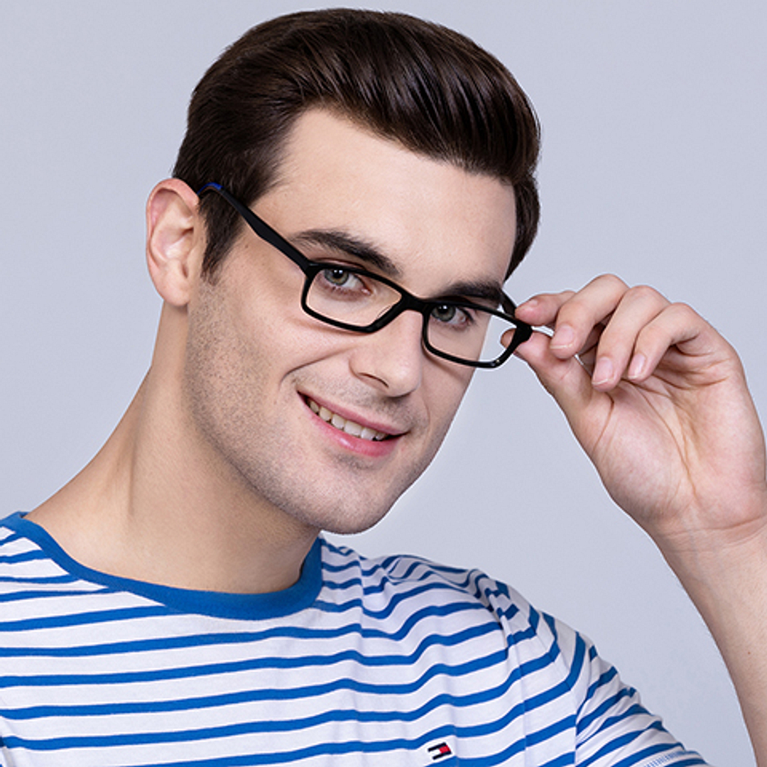 Vincent Chase Online Black Full Rim Rectangle right side