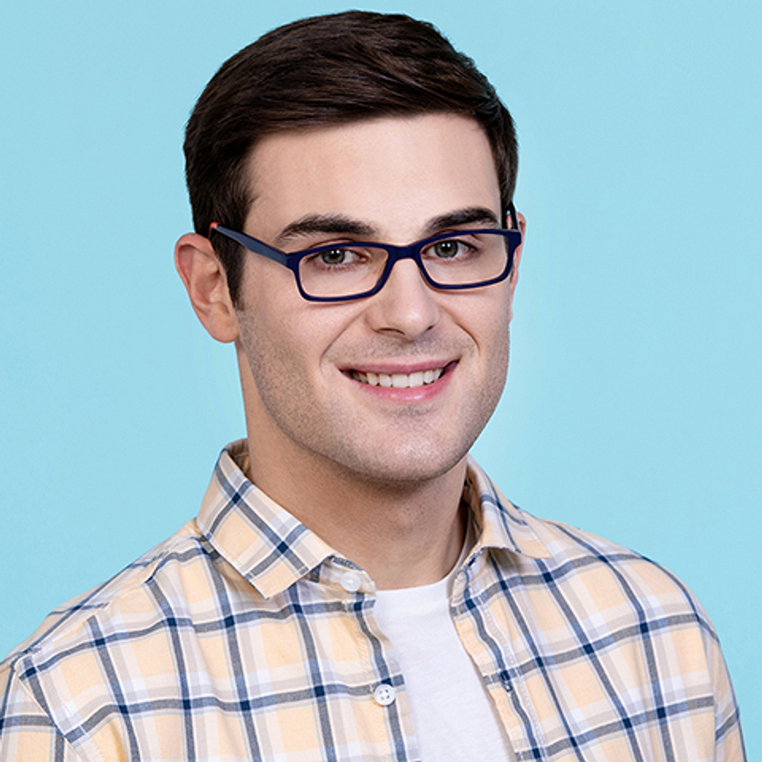 Vincent Chase Online Sky Blue Full Rim Rectangle right side