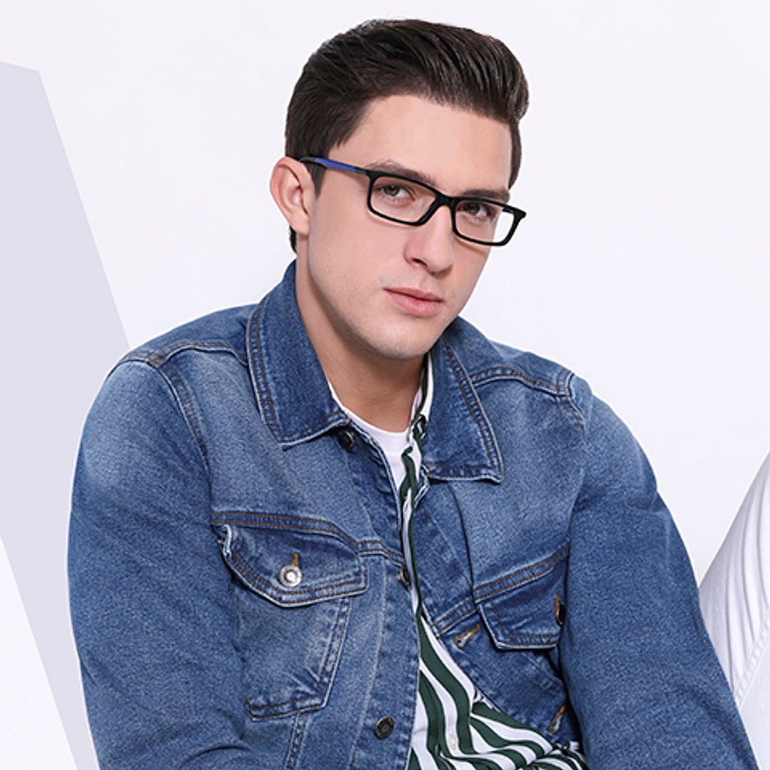 Vincent Chase Online Black Full Rim Rectangle right side