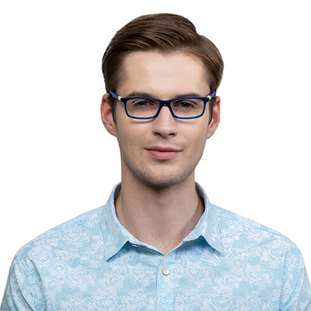 Vincent Chase Online Sky Blue Full Rim Rectangle right side