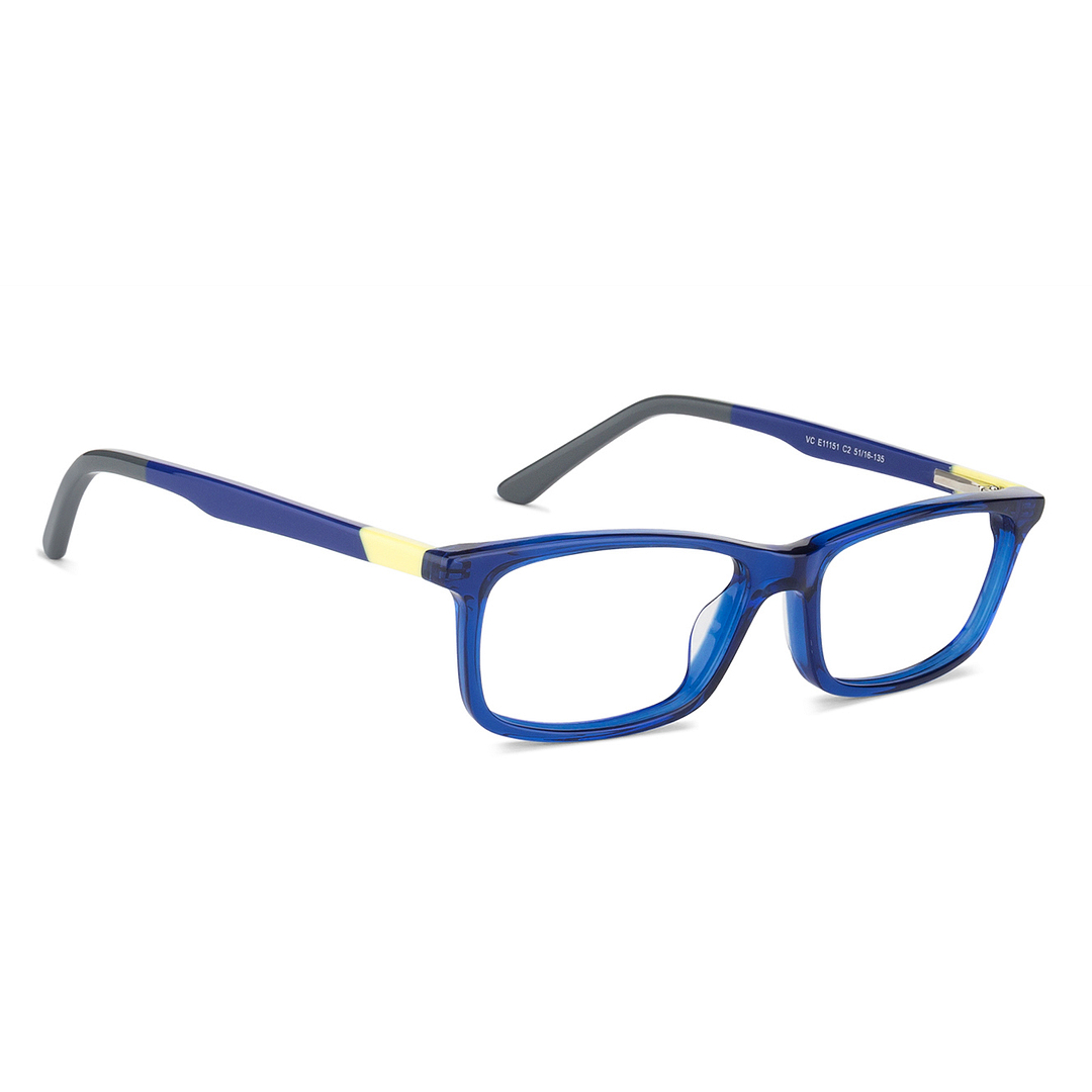 Vincent Chase Online Sky Blue Full Rim Rectangle left side