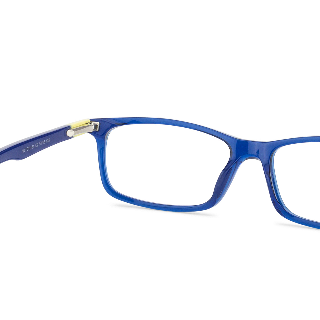 Vincent Chase Online Sky Blue Full Rim Rectangle left side