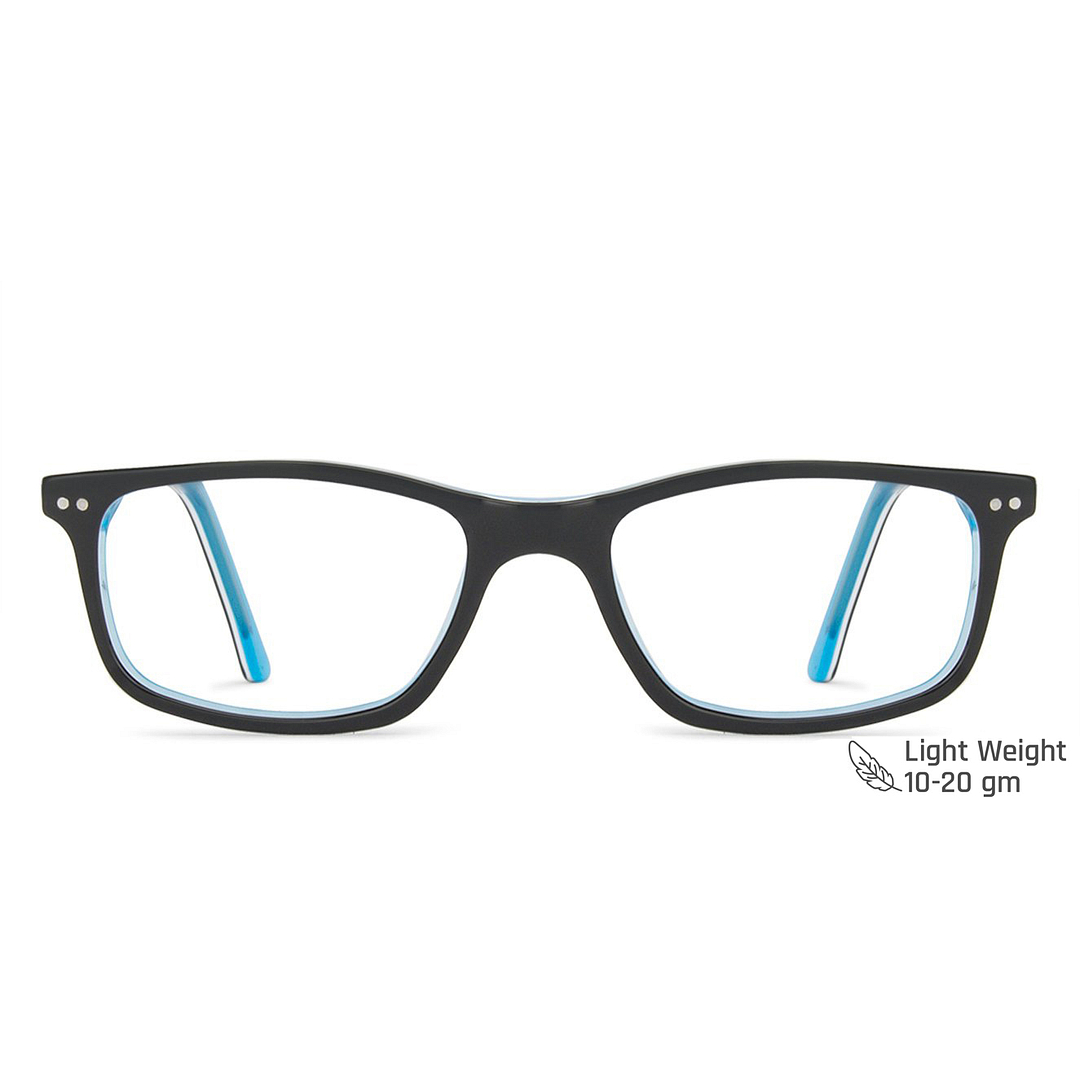 Vincent Chase Online Black Transparent Full Rim Rectangle left side