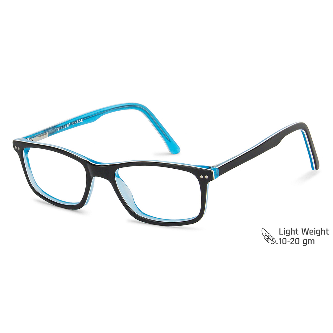Vincent Chase Online Black Transparent Full Rim Rectangle right side