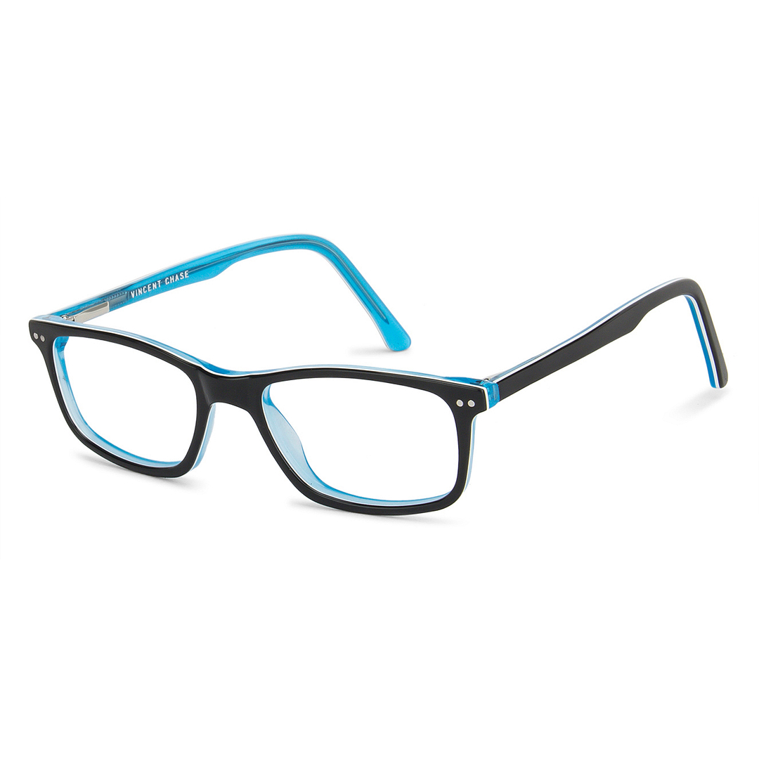 Vincent Chase Online Black Transparent Full Rim Rectangle left side