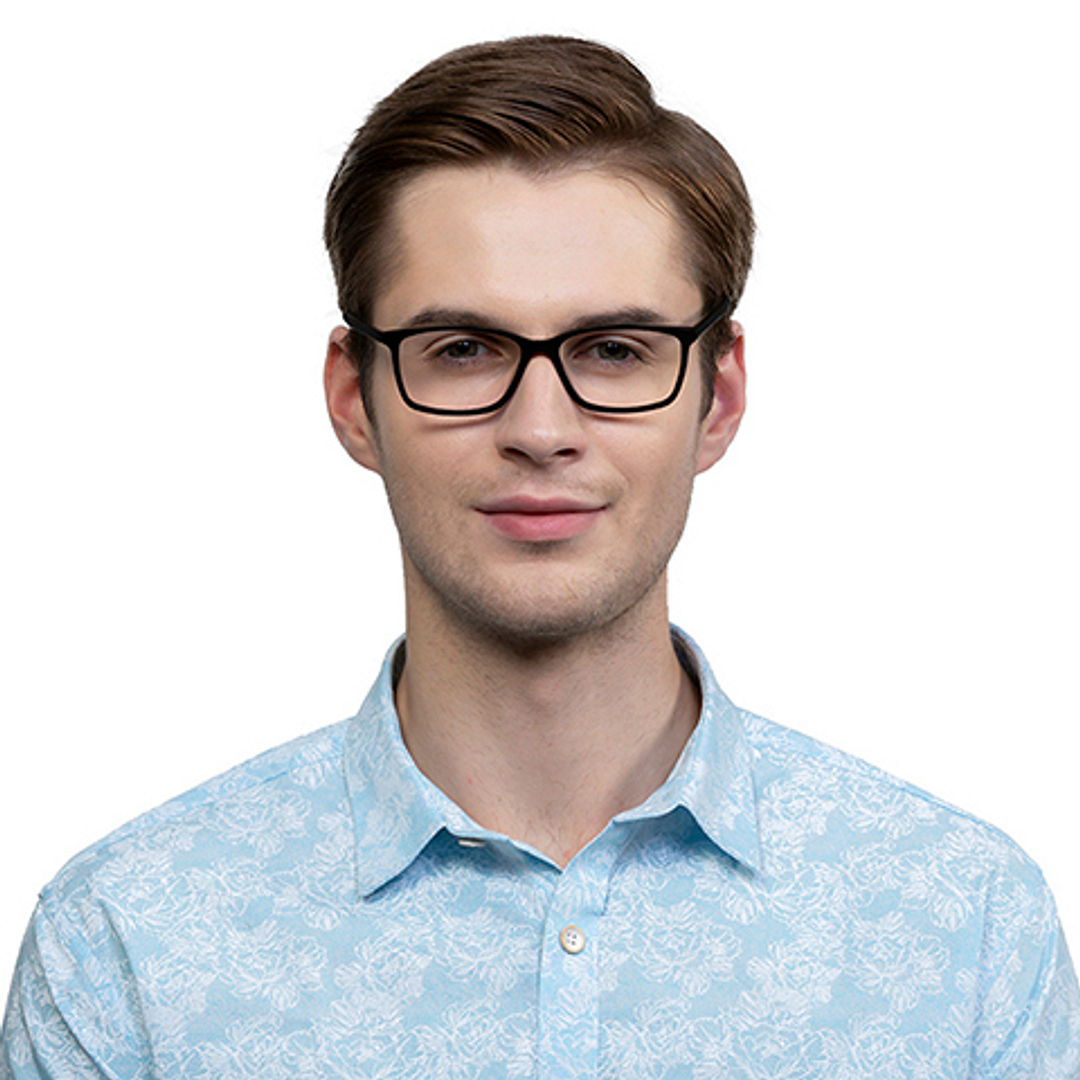 Vincent Chase Online Black Full Rim Rectangle left side