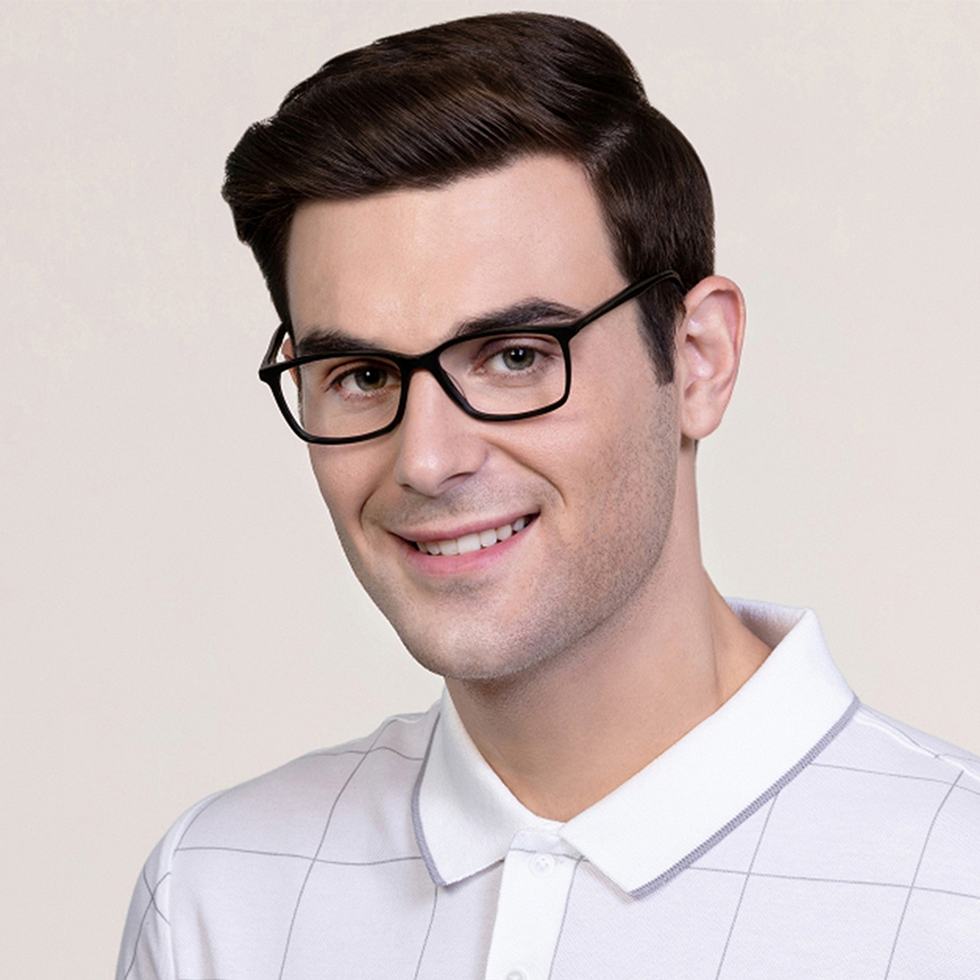 Vincent Chase Online Black Full Rim Rectangle left side