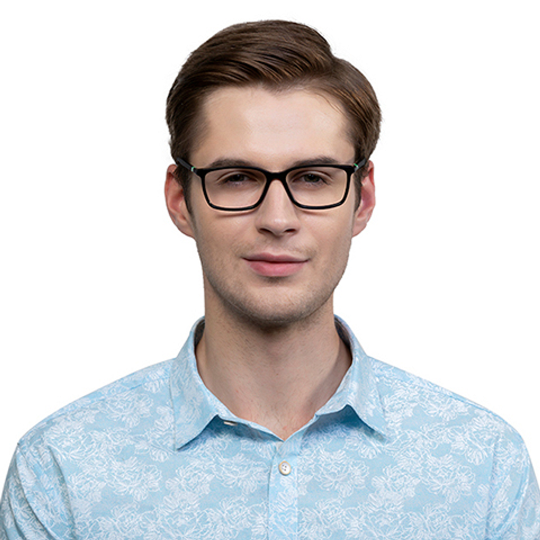 Vincent Chase Online Black Full Rim Rectangle left side