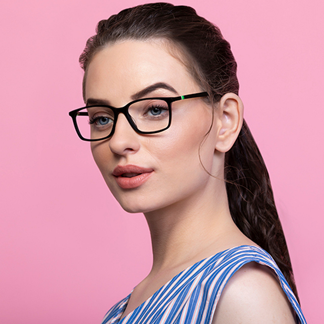 Vincent Chase Online Black Full Rim Rectangle right side