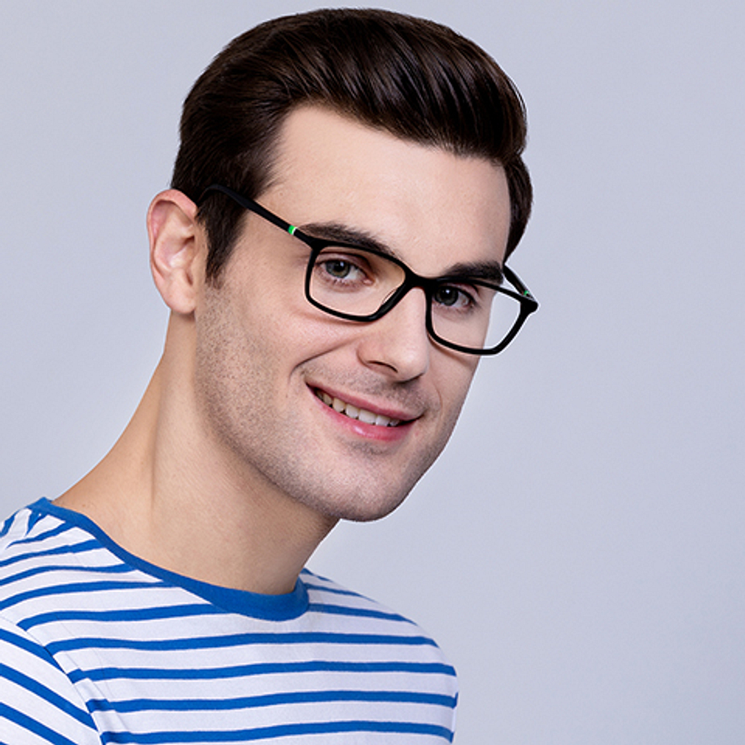 Vincent Chase Online Black Full Rim Rectangle right side