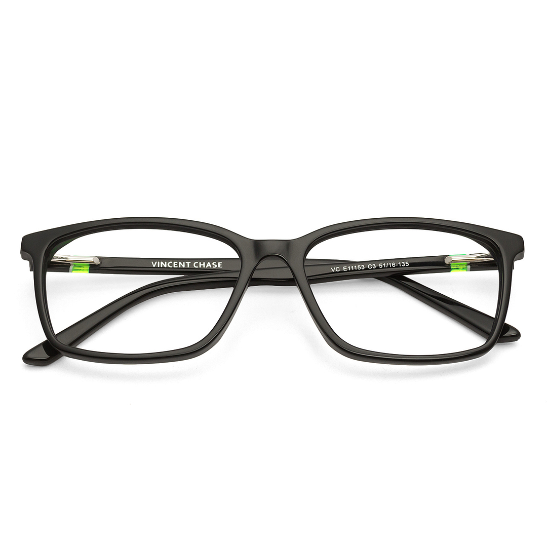 Vincent Chase Online Black Full Rim Rectangle left side