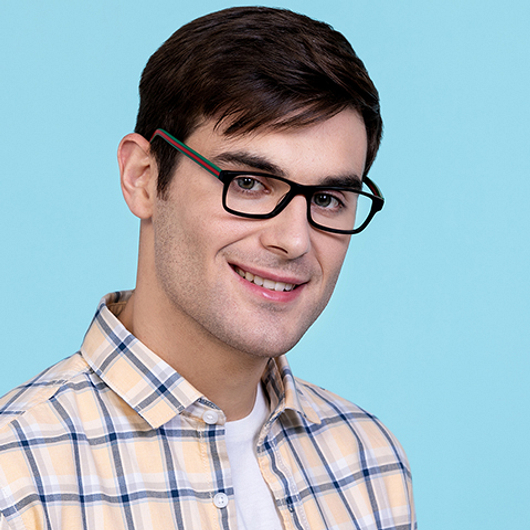 Vincent Chase Online Black Full Rim Rectangle right side