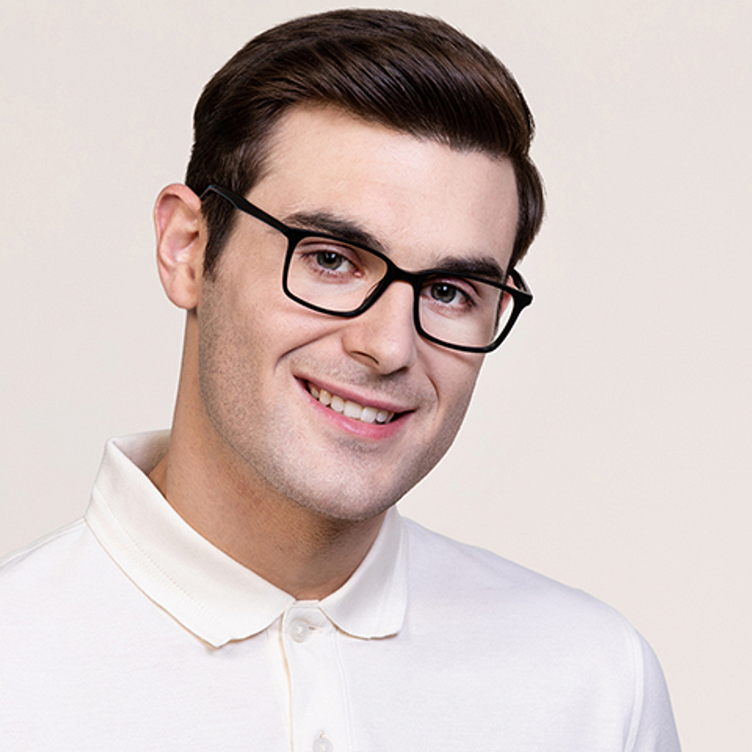 Vincent Chase Online Black Full Rim Rectangle right side