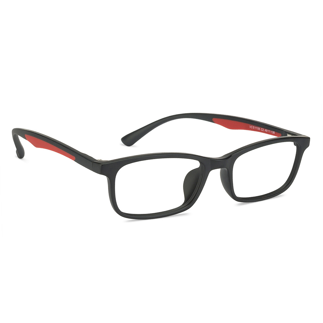 Lenskart Air Online Black Full Rim Rectangle left side