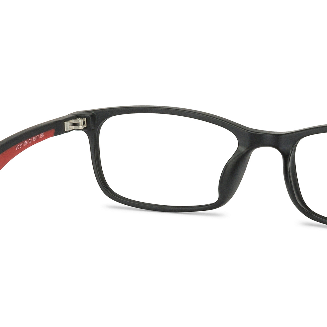 Lenskart Air Online Black Full Rim Rectangle left side