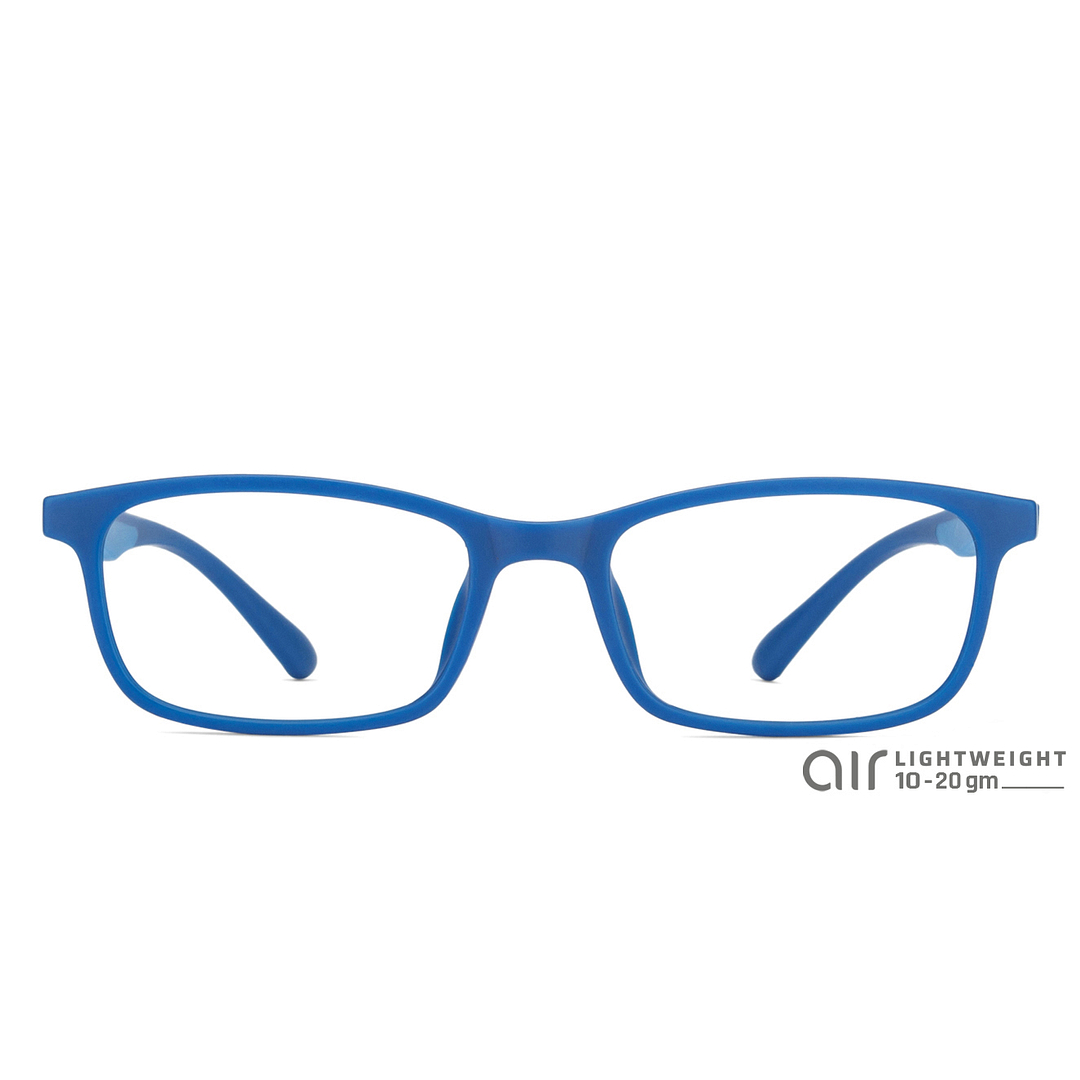 Lenskart Air Online Sky Blue Full Rim Rectangle left side