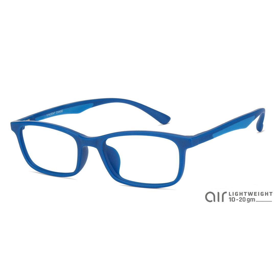 Lenskart Air Online Sky Blue Full Rim Rectangle left side