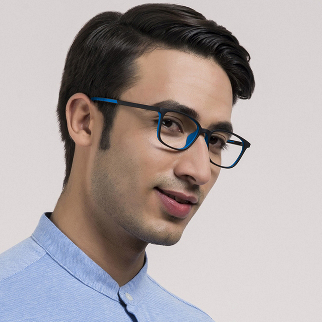 Lenskart Air Online Black Full Rim Rectangle left side