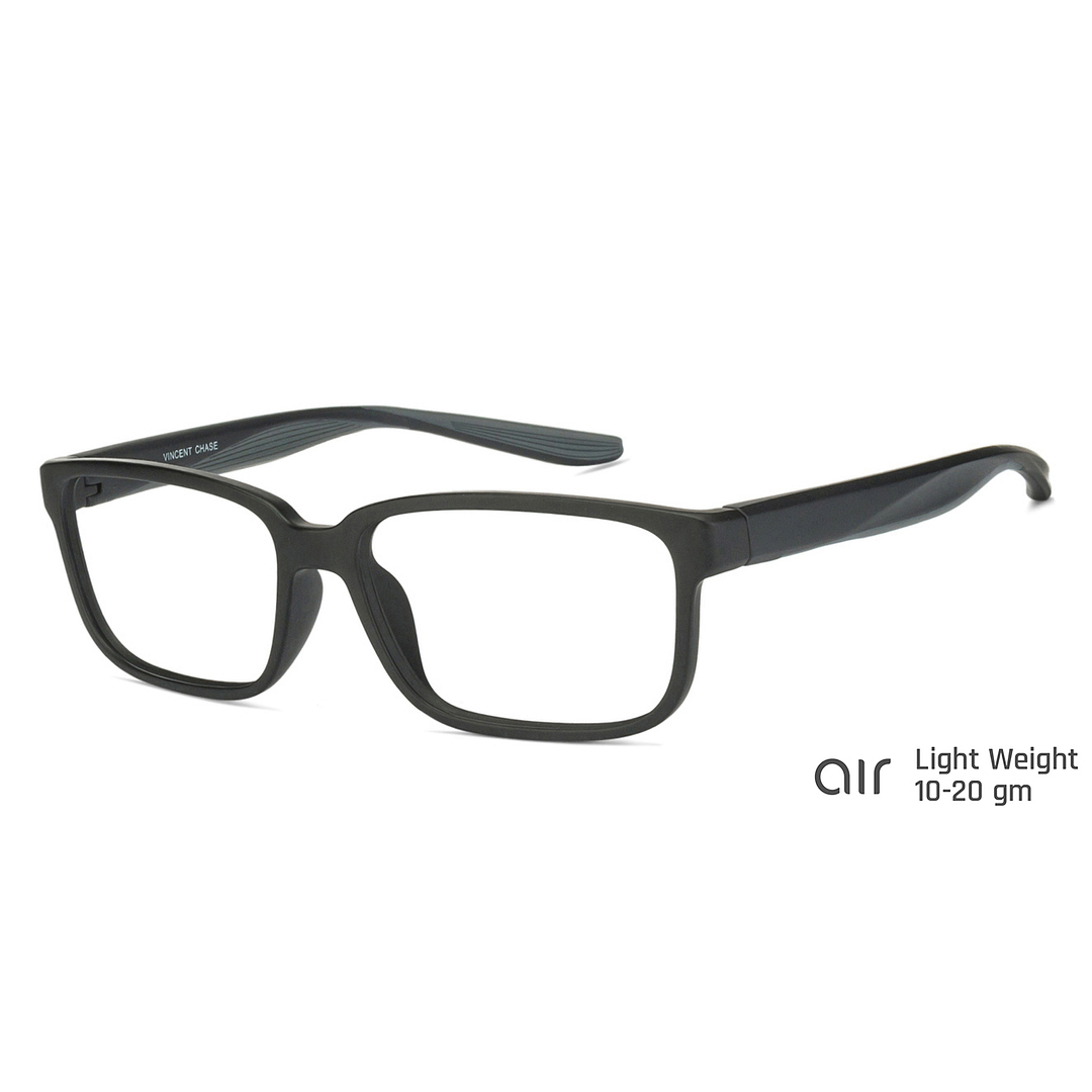 Lenskart Air Online Black Full Rim Rectangle left side
