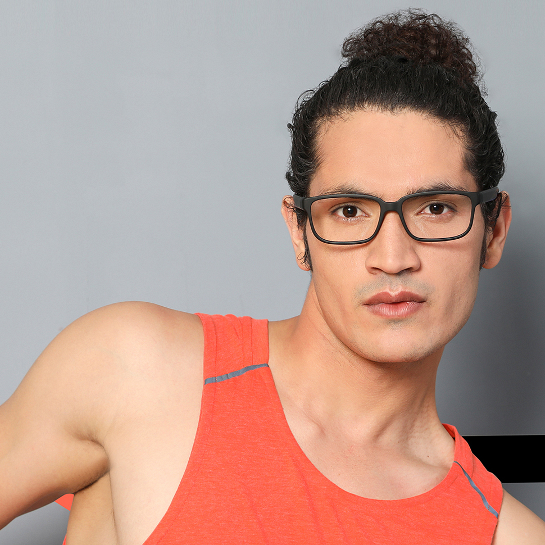 Lenskart Air Online Black Full Rim Rectangle right side