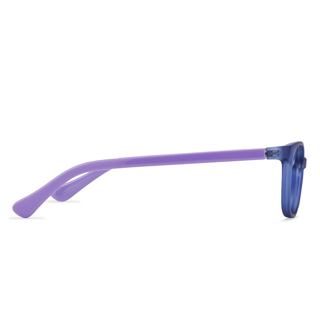 Hooper Online Blue Transparent Full Rim Cat Eye right side