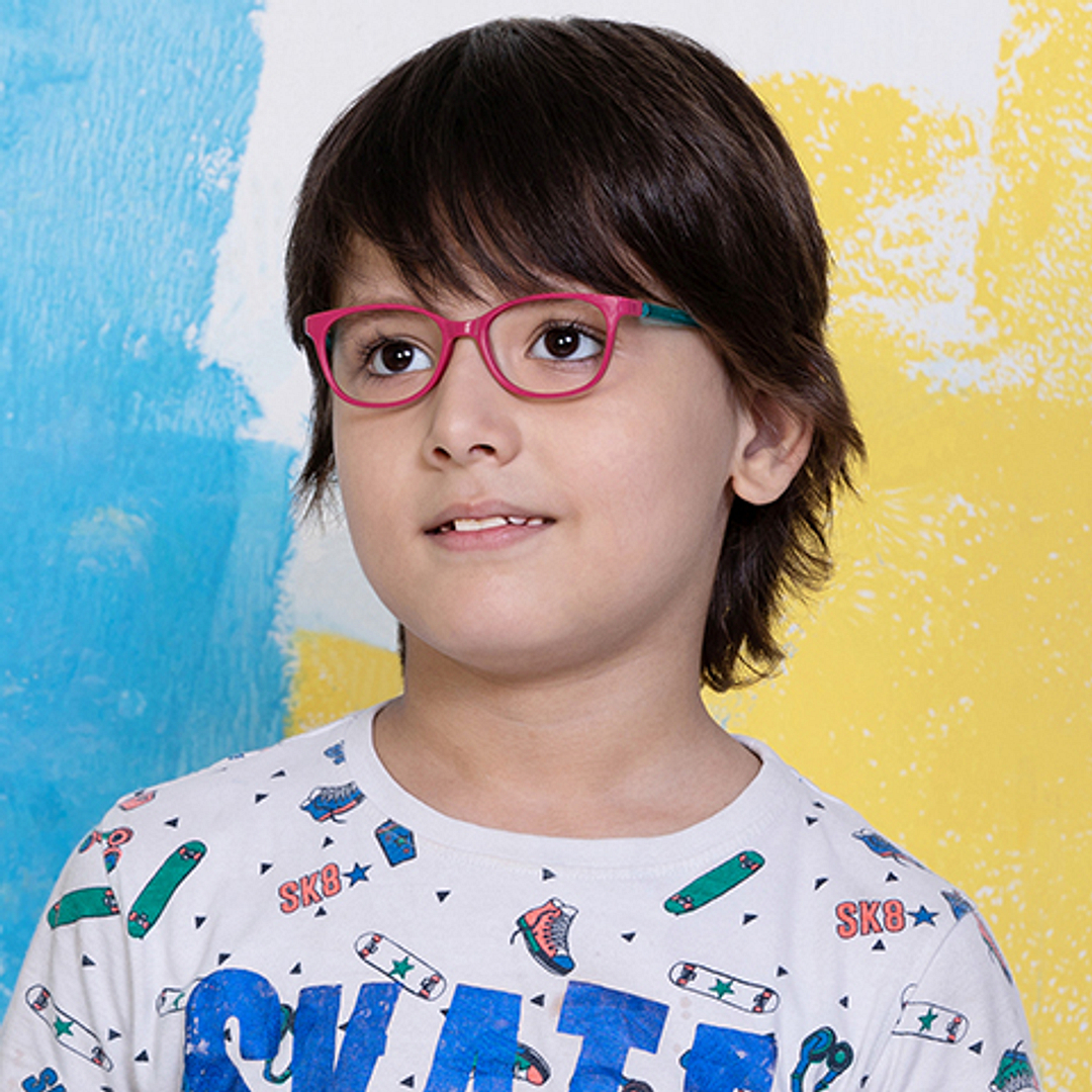 Hooper Online Pink Full Rim Cat Eye left side