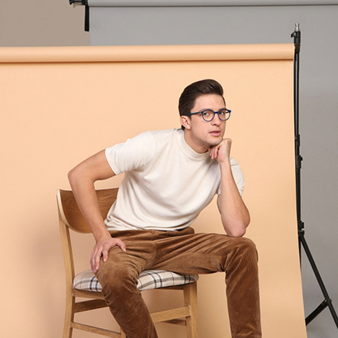 Vincent Chase Online Sky Blue Full Rim Round right side