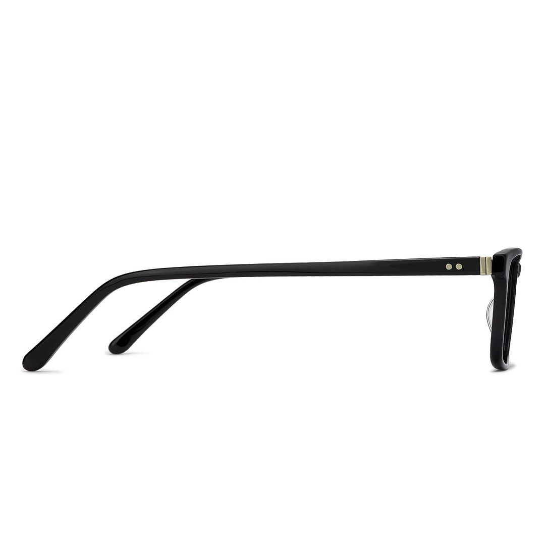 Vincent Chase Screen Glasses Blue Block Phone   Computer Glasses:Black Full Rim Rectangle Medium  Size-53  Vincent Chase HD Acetate VC E11260-C1 left side