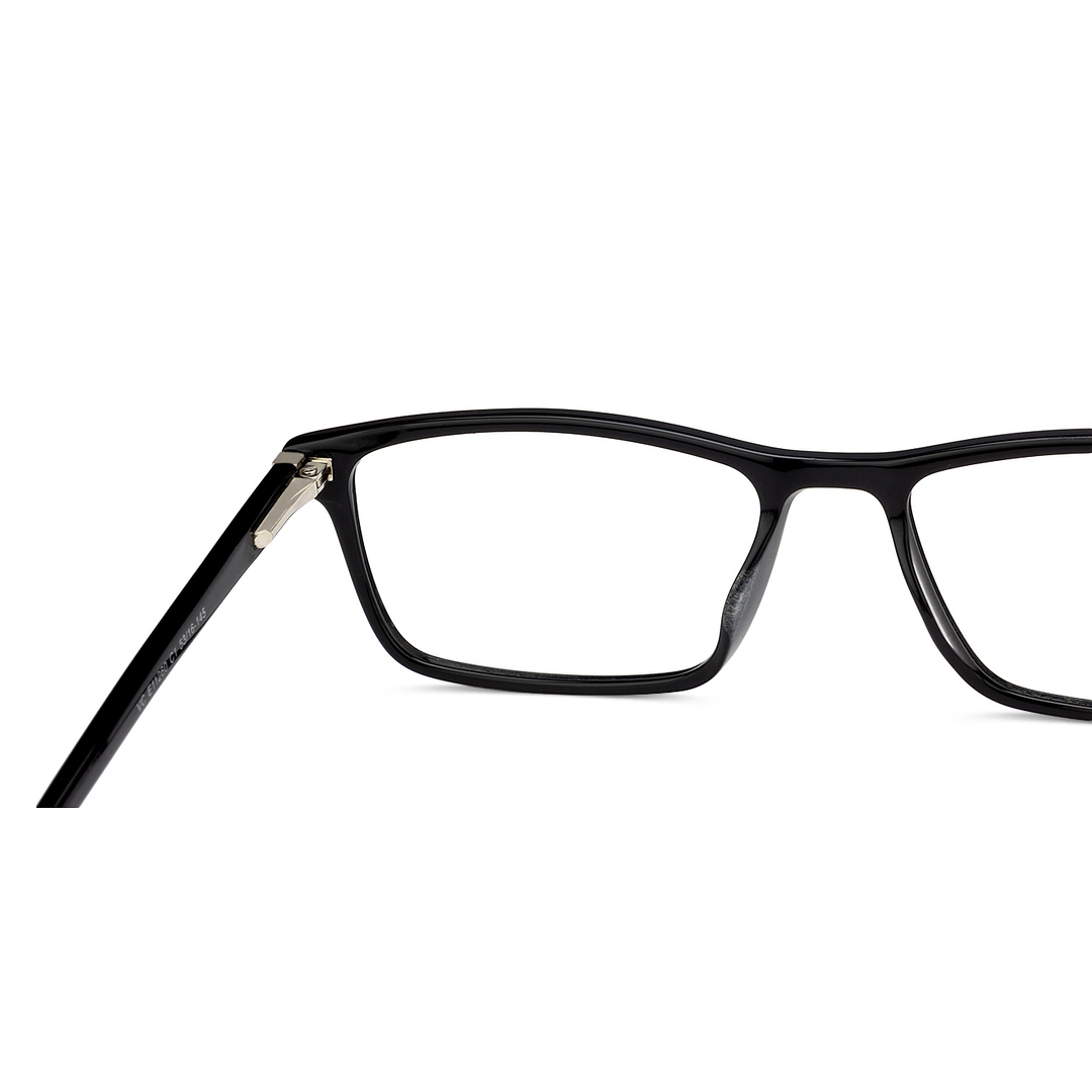 Vincent Chase Screen Glasses Blue Block Phone   Computer Glasses:Black Full Rim Rectangle Medium  Size-53  Vincent Chase HD Acetate VC E11260-C1 right side