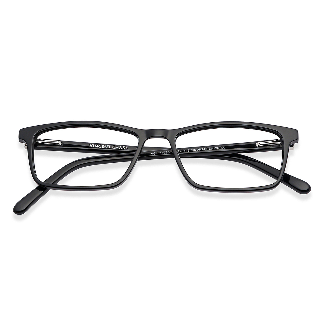 Vincent Chase Online Black Full Rim Rectangle left side