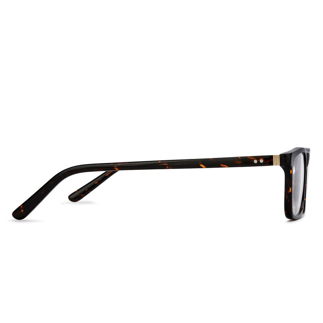 Vincent Chase Black Full Rim Rectangle left side