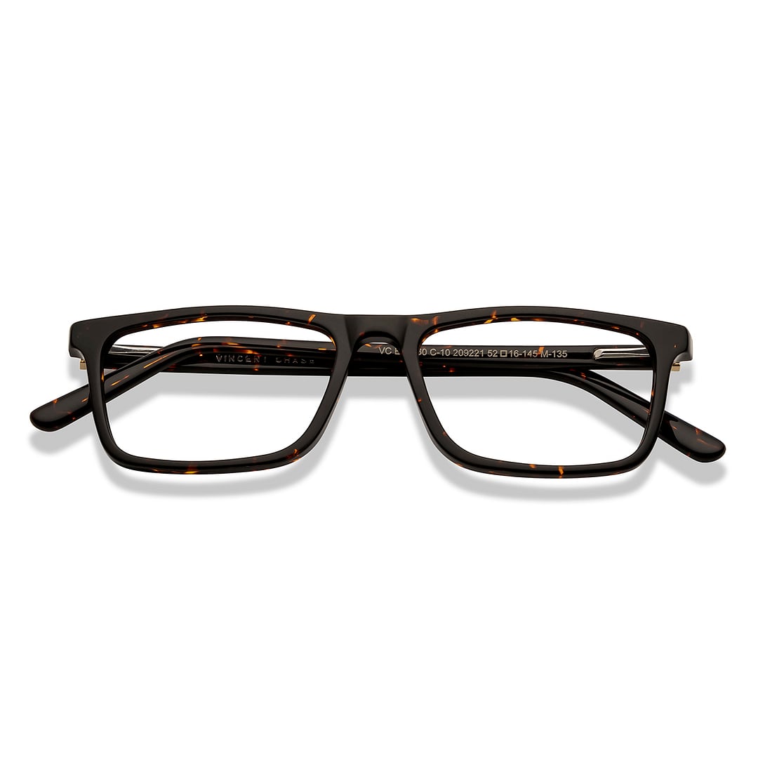 Vincent Chase Black Full Rim Rectangle left side