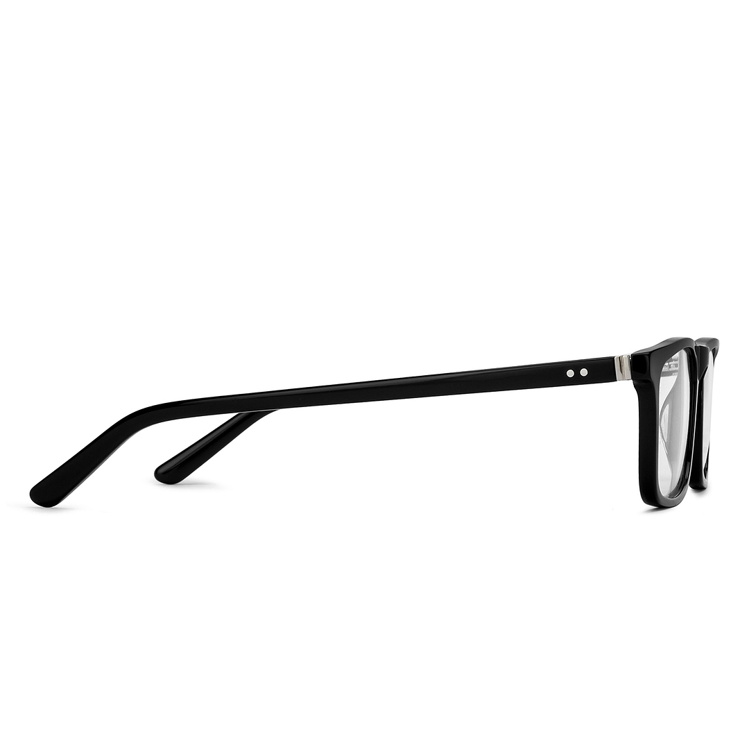 Vincent Chase Black Full Rim Rectangle left side