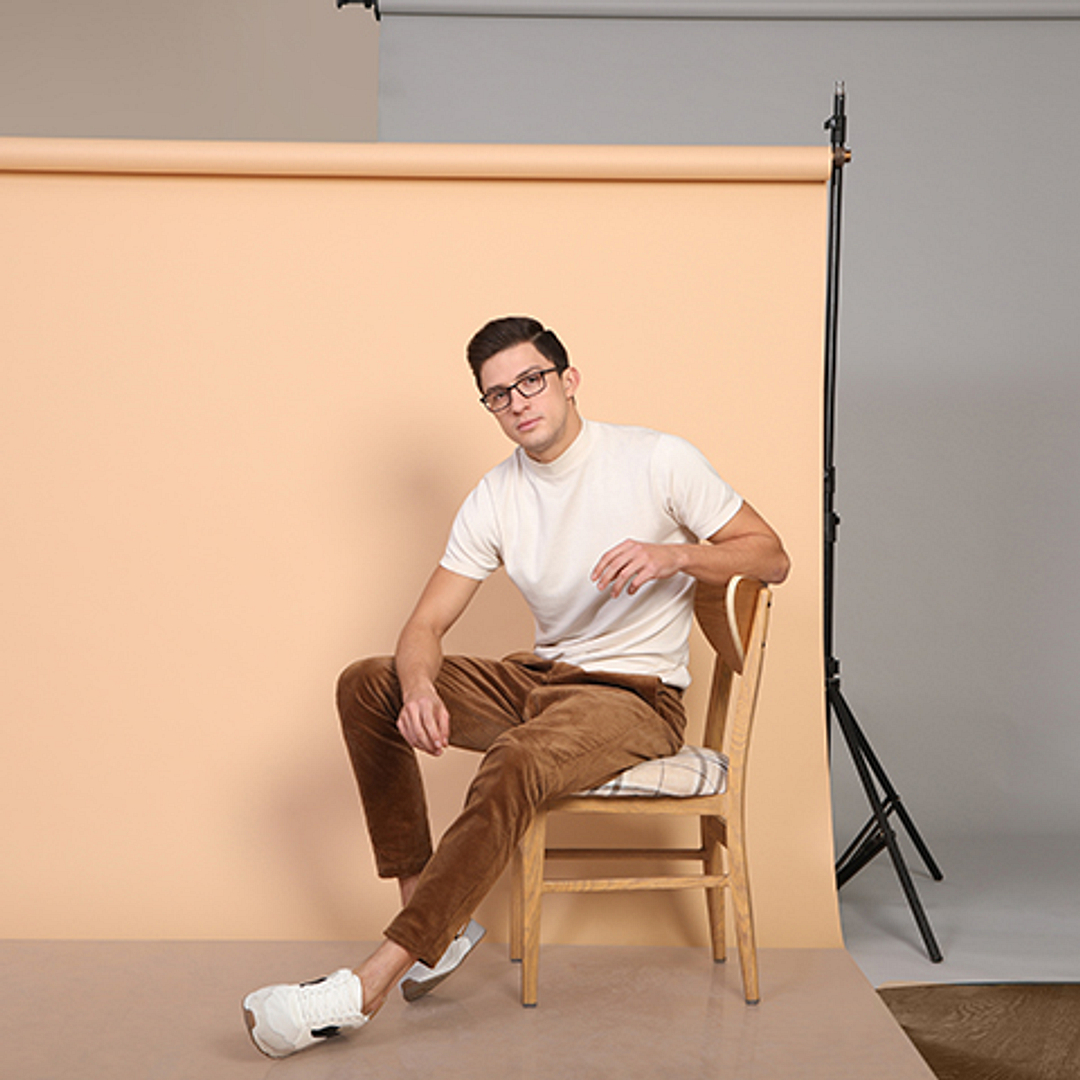 Vincent Chase Online Light Brown Full Rim Rectangle right side