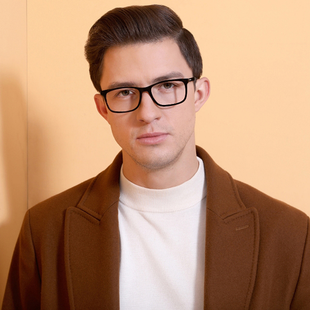 Vincent Chase Online Black Full Rim Rectangle left side