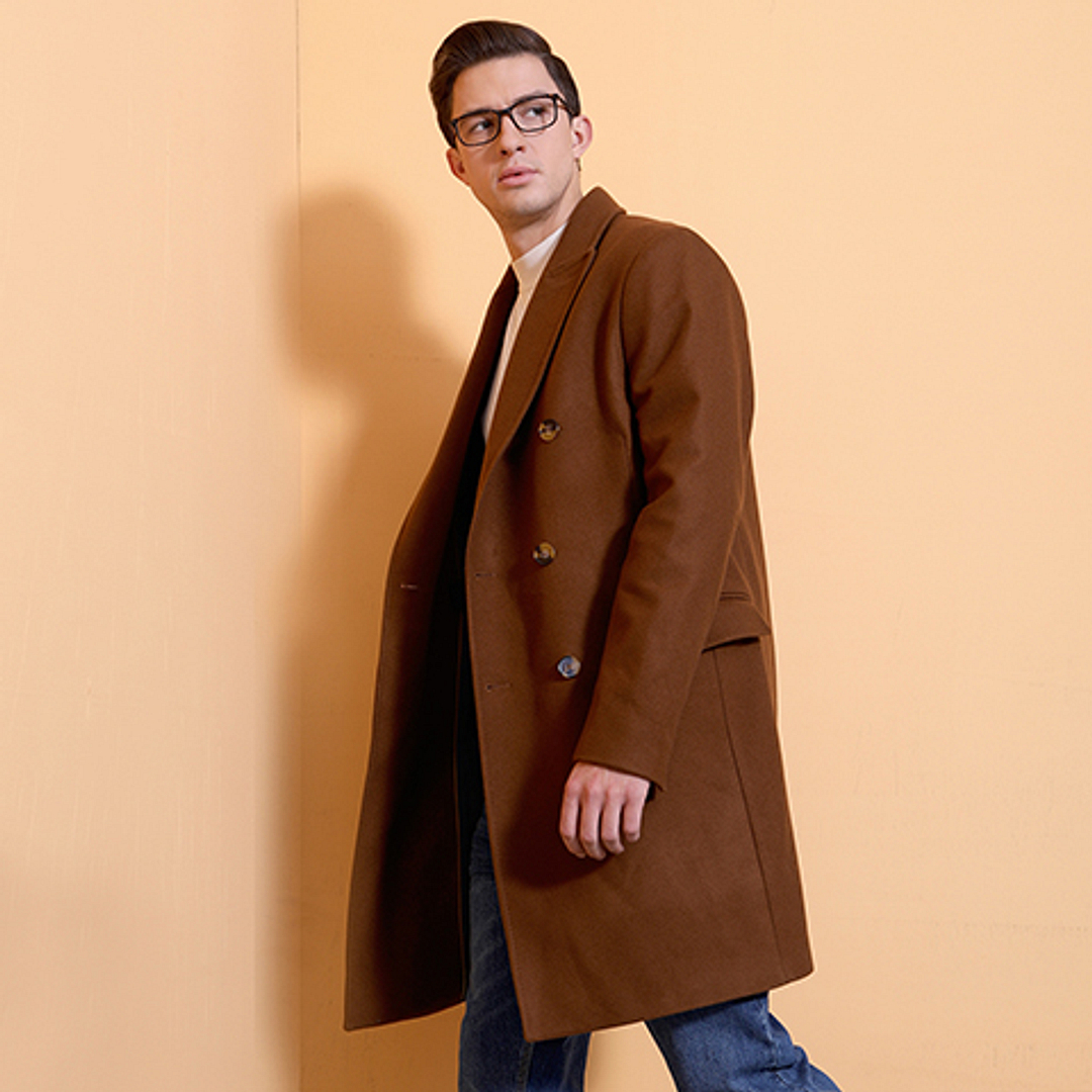 Vincent Chase Online Light Brown Full Rim Rectangle left side