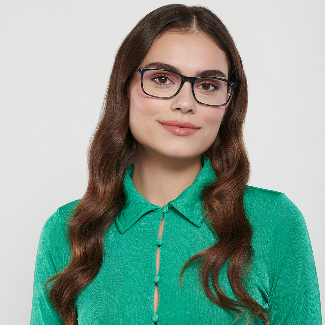 Vincent Chase Online Sky Blue Full Rim Rectangle right side