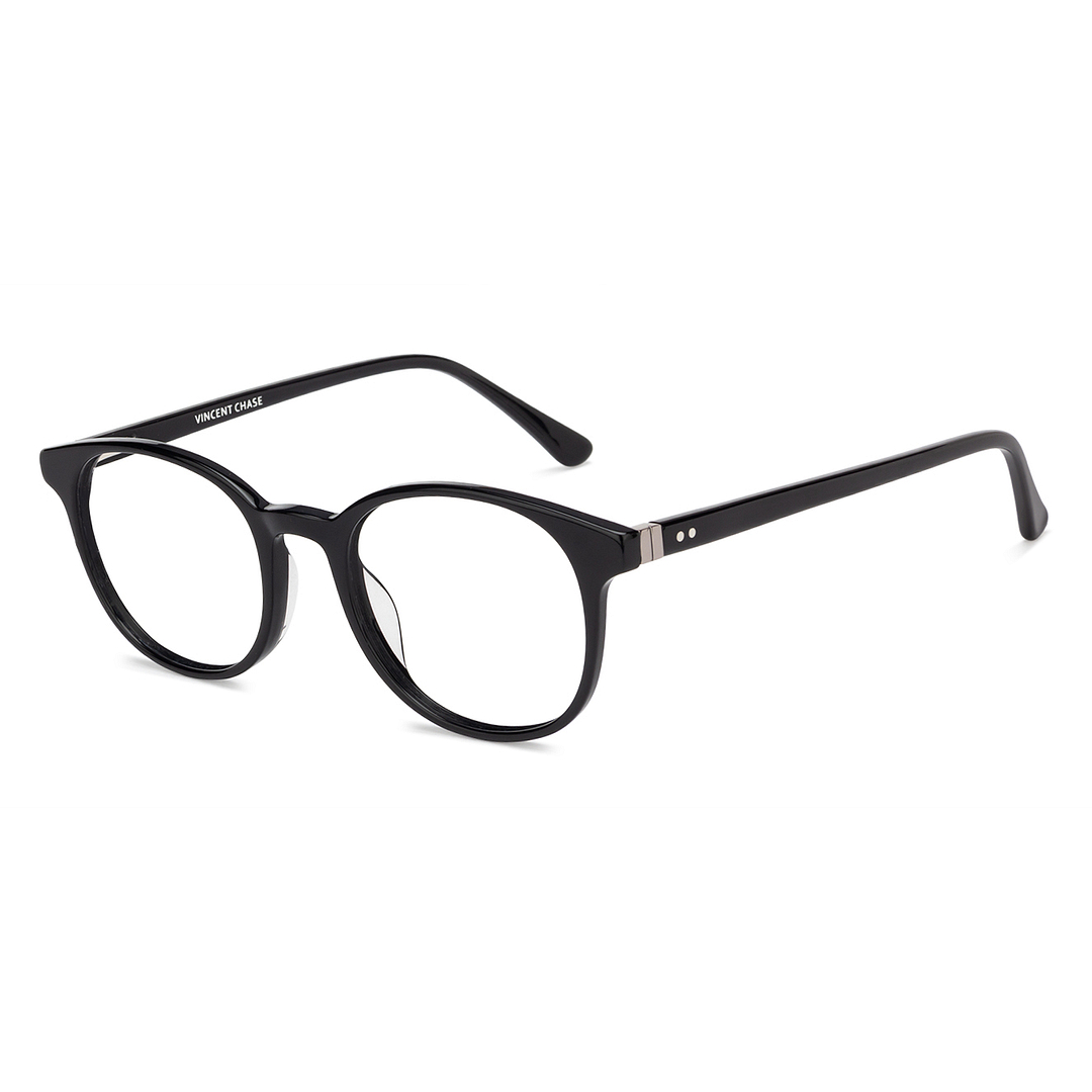 Vincent Chase Online Black Full Rim Round right side